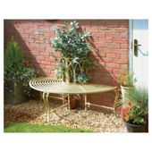 Versailles Half Circular Seat - Antique Cream