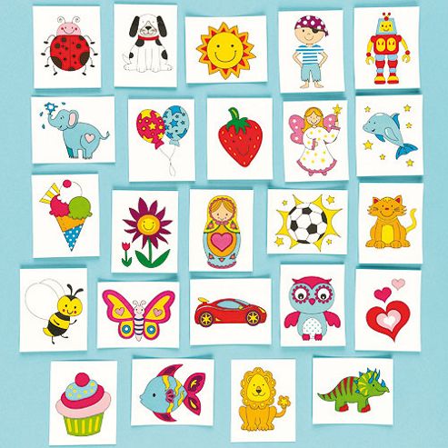 Image of Novelty Tattoos - Pack Of 24