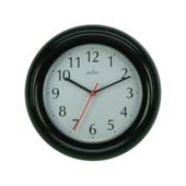 Acctim 21413 Wycombe Wall Clock Black