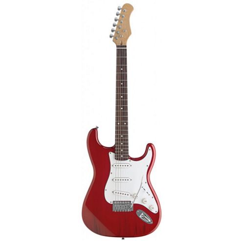 Image of Stagg S300-tr S Standard Electric Guitar - Trans Red