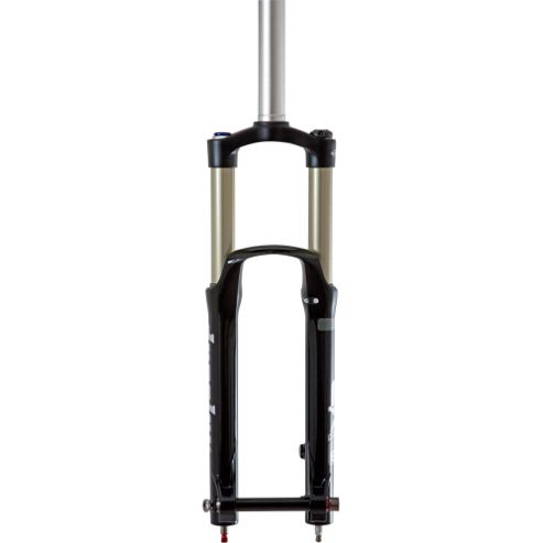 Image of Sr Suntour Sf12 Durolux R Cts 20qlc 26inch Suspension Fork. Black, 160mm Travel, Conical Tapered Steerer