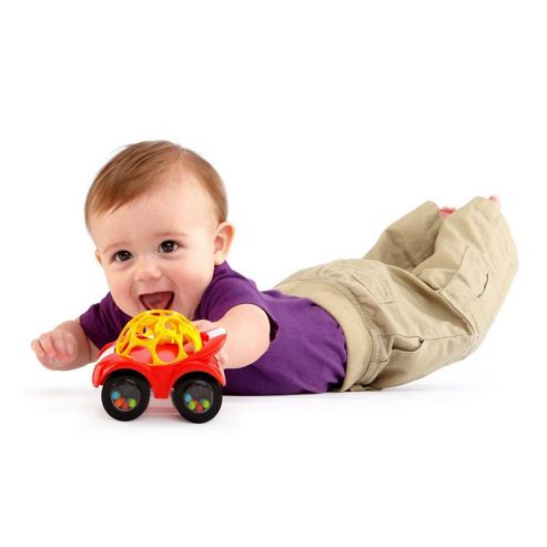 Image of Oball Rattle And Roll Car Red