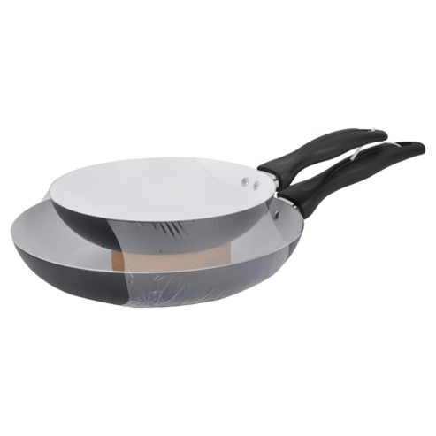 Image of Ceramic Frying Pans, Set Of 2