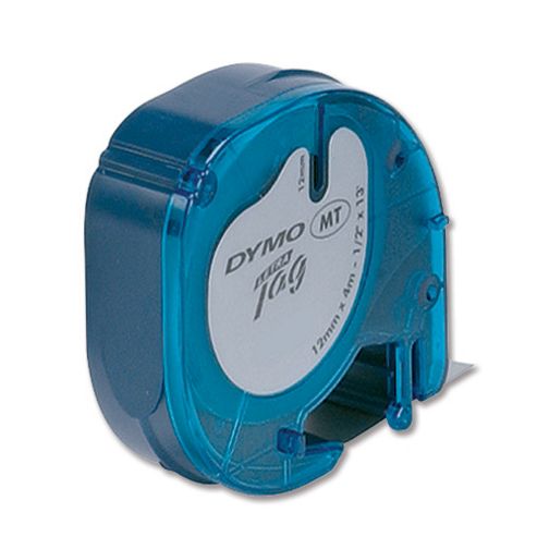 Image of Dymo Letratag Tape Plastic 12mmx4m Ultra Blue Ref 91205 S0721650