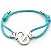 Cuffs of Love Cord Bracelet - Turquoise Small