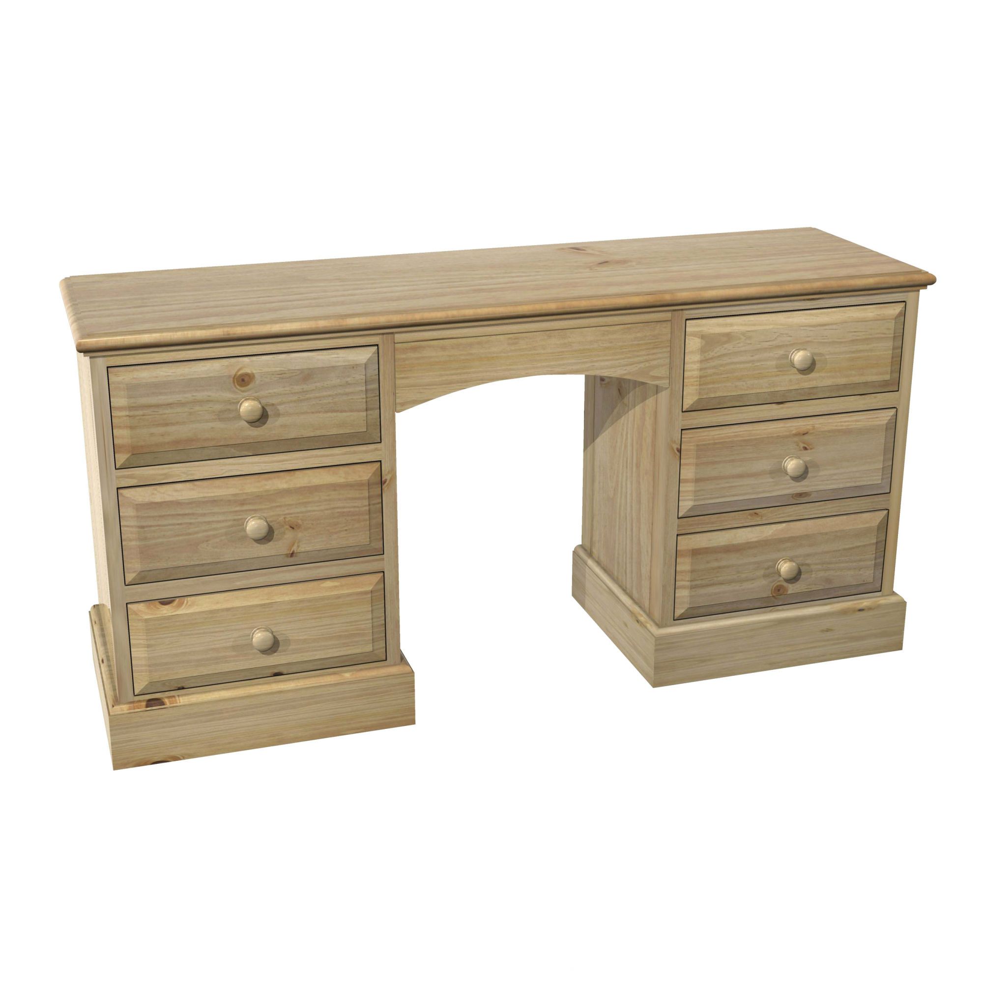 Kelburn Furniture Woodland Pine Double Dressing Table at Tesco Direct