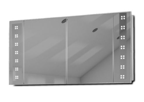 Image of Saffi Led Bathroom Cabinet With Infra-red Sensor & Internal Shaver Socket K21