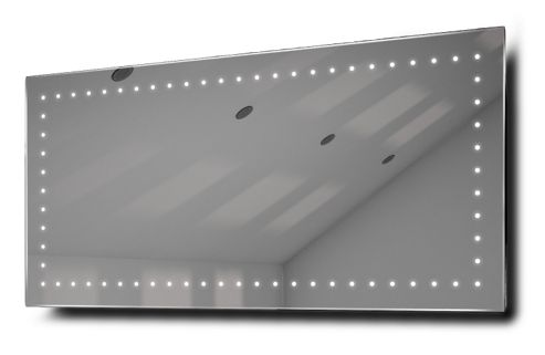 Image of Rio Shaver Led Bathroom Illuminated Mirror With Demister Pad & Sensor K173