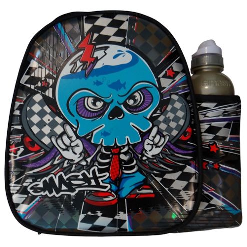Image of Smash Skeleton Lunch Bag And Water Bottle Set