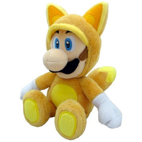 Image of Official Nintendo Mario Plush Series Stuffed Toy - 9" Kitsune Fox Luigi