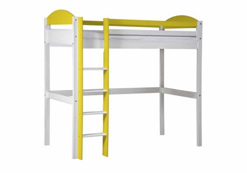 Image of Maximus High Sleeper White With Lime Details