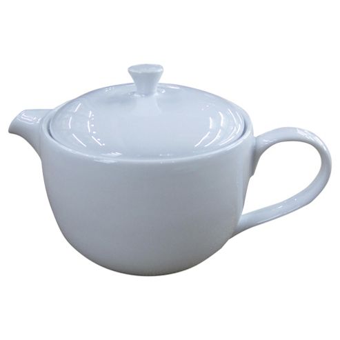 Image of Tesco Super White Porcelain Teapot