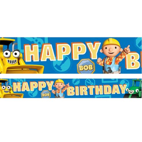 Image of Bob The Builder Party Foil Banner - 4.65m (each)