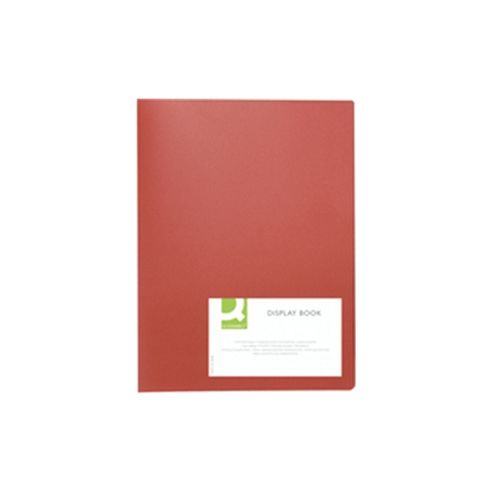 Image of Q-connect Display Book 40-pocket Red