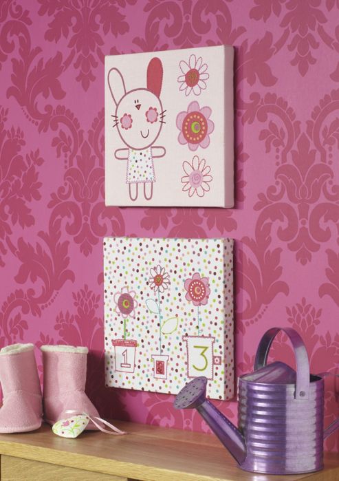 Image of Lollipop Lane Upsy Daisy Canvas Print Set