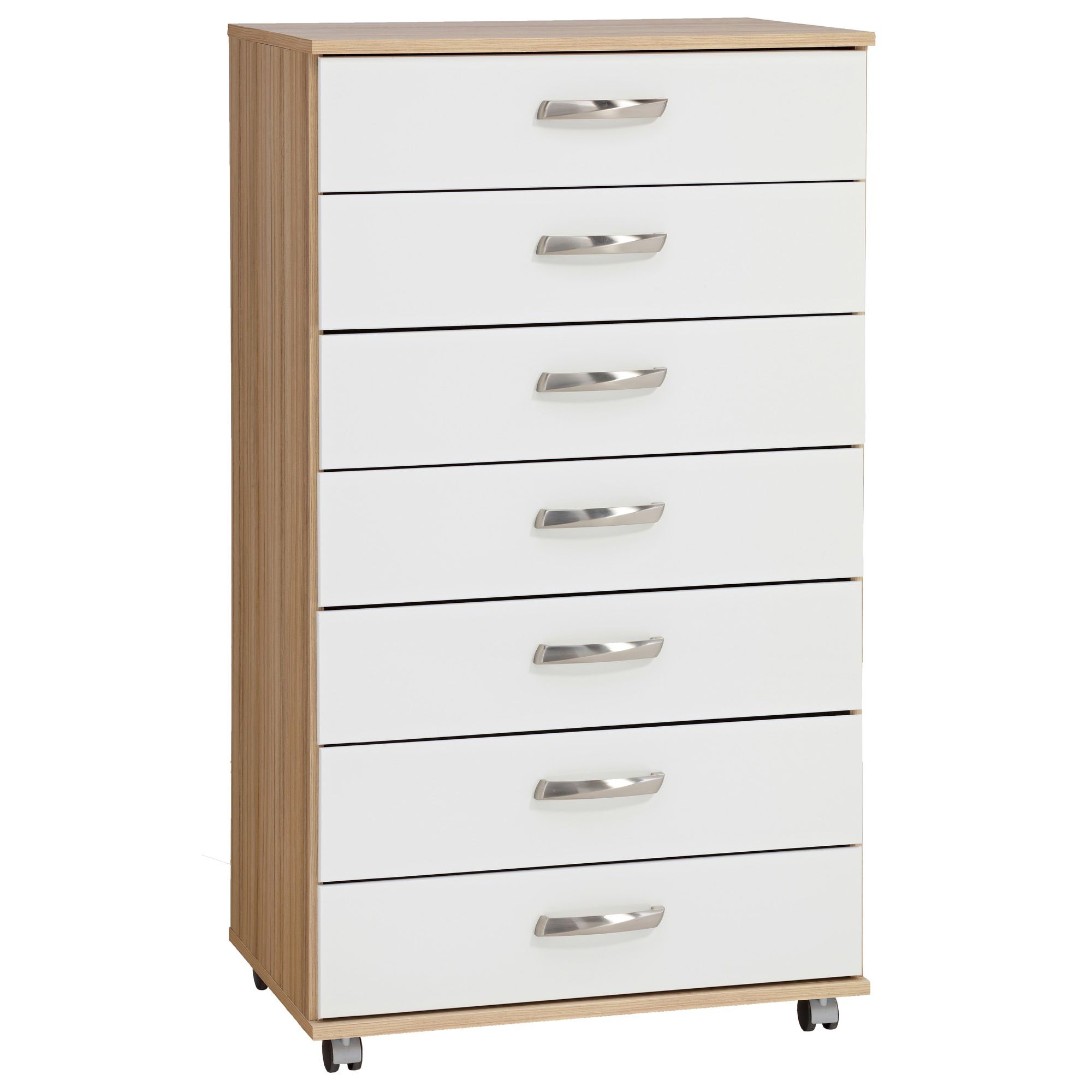 Ideal Furniture Regal 7 Drawer Chest in white at Tesco Direct