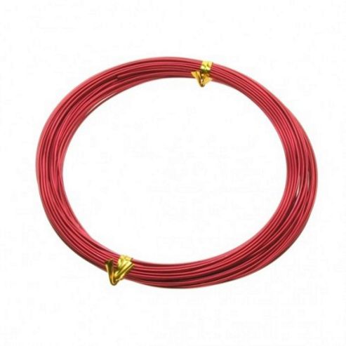 Image of Red 1mm Aluminium Wire