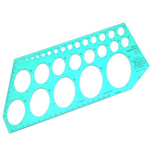 Image of Linex Isometric Elipse Template