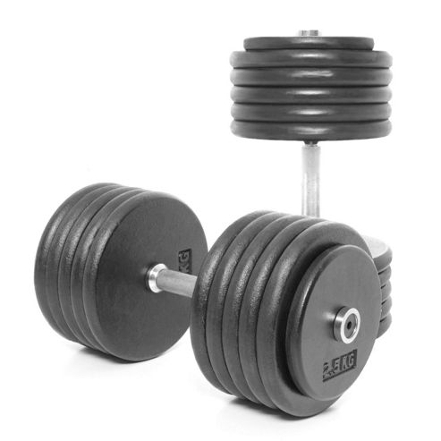 Image of Body Power Pro-style Dumbbells 55kg (x2)