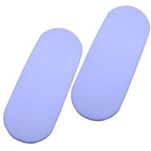 Image of 2 Pack Moses Basket Fitted Sheet (blue) 74cm X 30cm