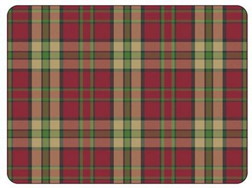 Image of Pimpernel Tartan Red Placemats Set Of 6