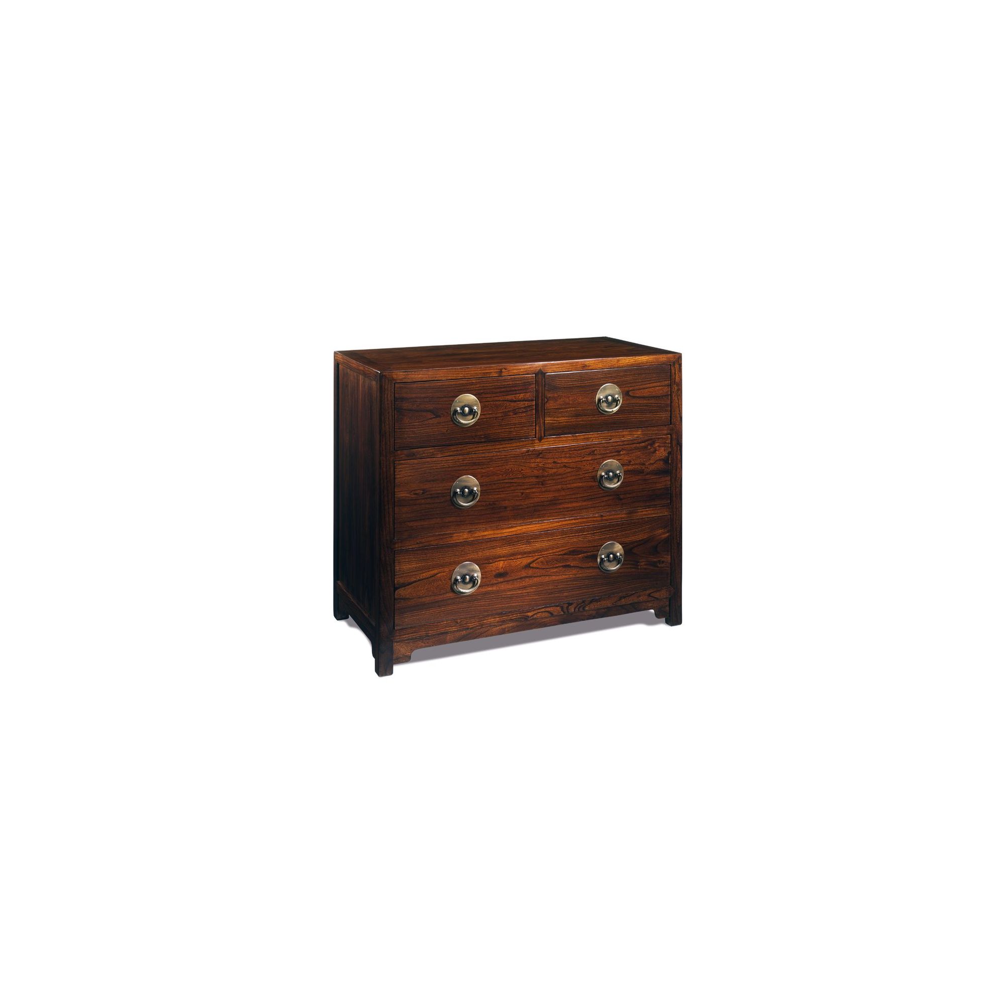 Shimu Chinese Classical Large Chest of Drawers - Warm Elm at Tesco Direct
