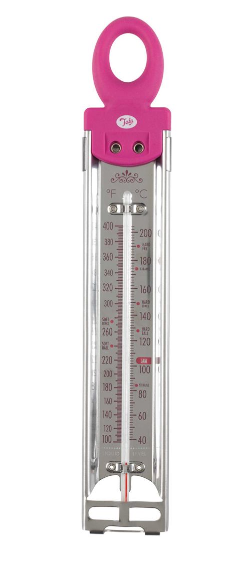 Image of Tala Jam & Confectionery Thermometer, Raspberry Pink