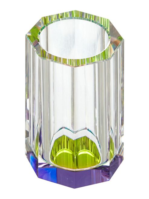 Image of Pied A Terre Ra Inbow Prism Glass Tumbler In Pink