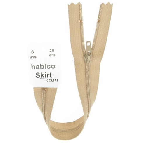 Image of Skirt Zip - 20cm - Beige