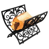 Fallen Fruits Cast Iron Wood Basket(Black)