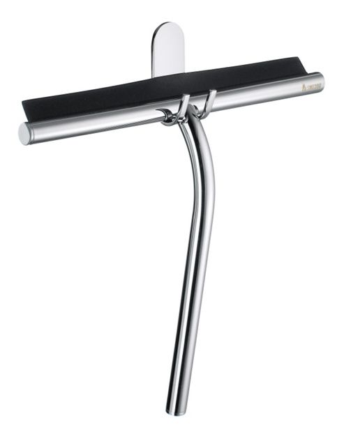 Image of Smedbo Sideline Shower Squeegee With Holder In Chrome