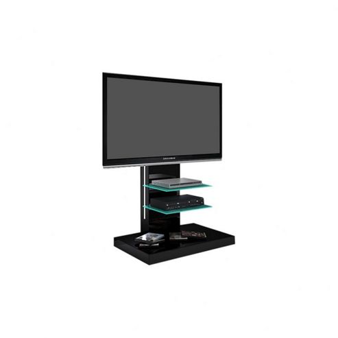 Image of Triskom Minimalist 52" Tv Stand - Black Gloss