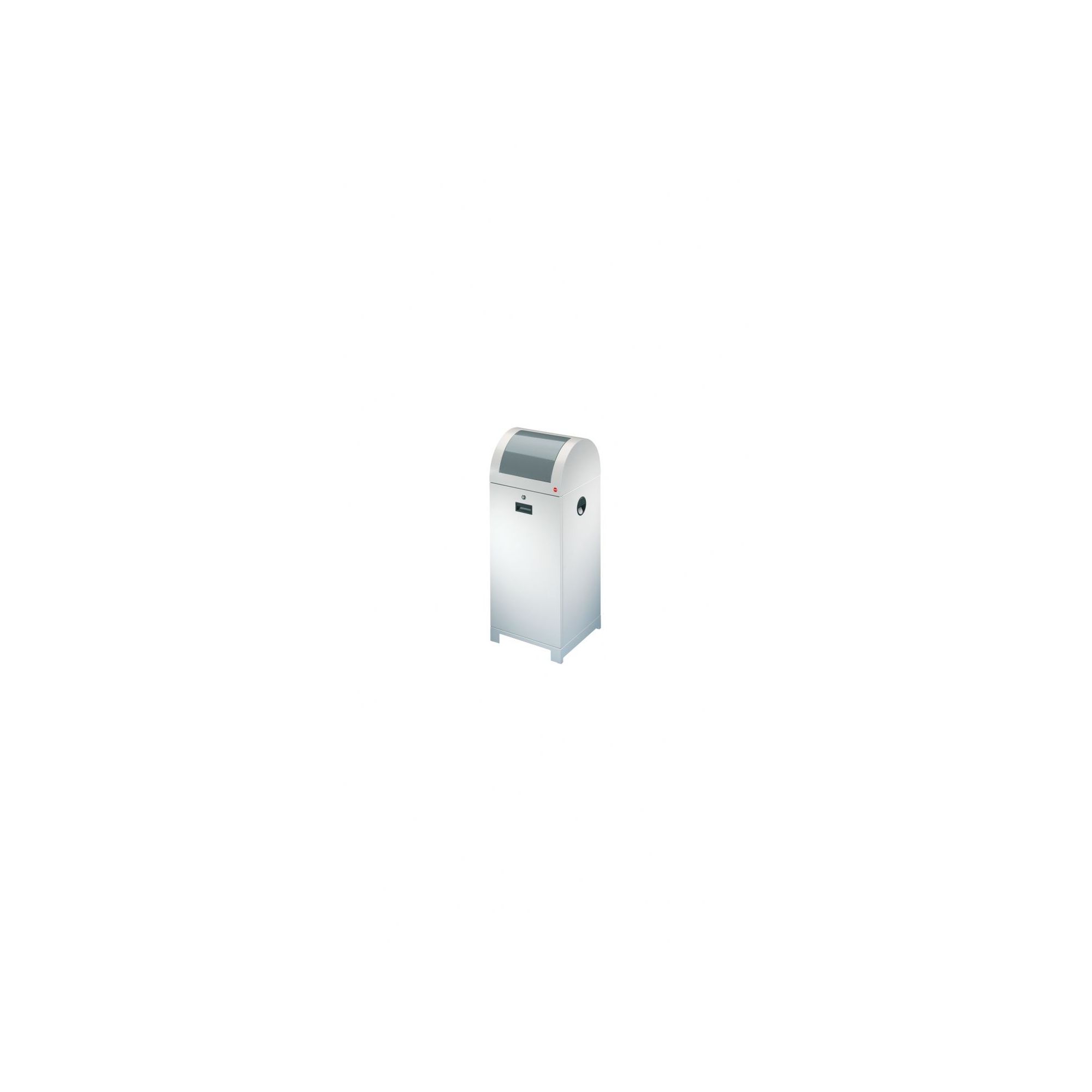 Hailo ProfiLine WSB 70 Recycling and Waste Bin in White Aluminium with Galvanized Inner Bin at Tesco Direct