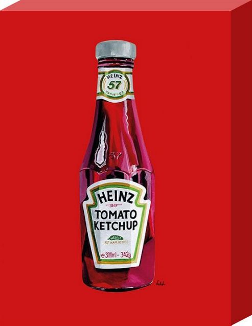 Image of Heinz Orla Walsh Tomato Ketchup Large Canvas Print