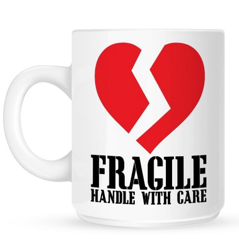 Image of Fragile Handle With Care 10oz Ceramic Mug