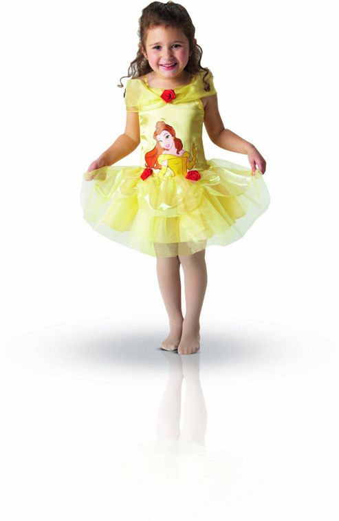 Image of Rubies Fancy Dress Costume - Disney Princess Belle Ballerina Costume - Child Toddler