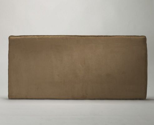 Image of Classic Quarters Sleigh Upholstered Headboard - Black - Small Double (4')
