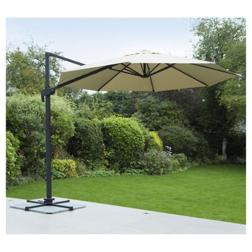 Image of Coastal Sunset 2.93m Cantilever Garden Parasol, Mocha