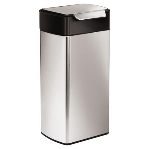 Image of Simplehuman 30 Litre Touch-bar Kitchen Bin, Brushed Finish