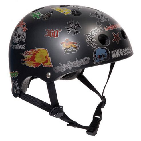 Image of Sfr Sticker Helmet - Black