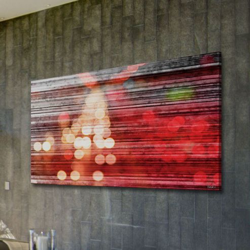Image of Parvez Taj Red Hot Canvas Wall Art - 30 Cm H X 61 Cm W X 5 Cm D