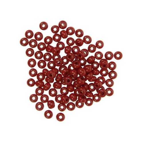 Image of Czech Seed Bead 6/0 Op Dark Red