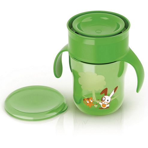 Image of Philips Avent 12m+ 9oz Grown Up Cup Green Scf782/00