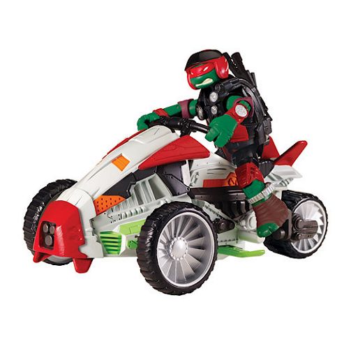 Image of Teenage Mutant Ninja Turtles Mutations Vehicle And Raphael Figure