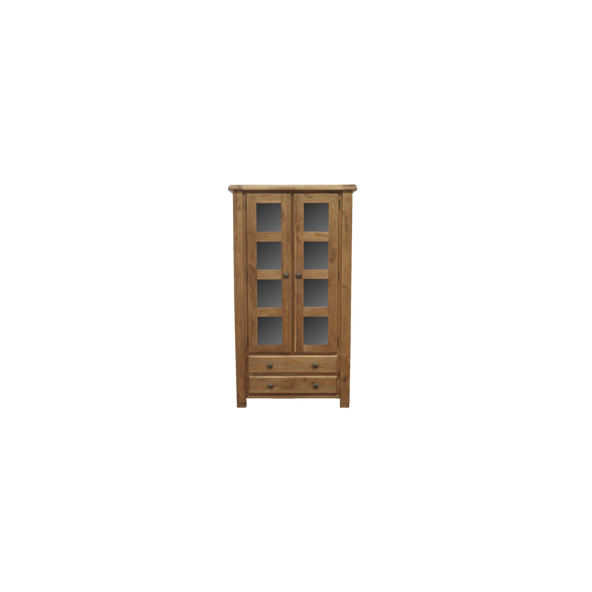 Furniture Link Danube Display Cabinet in Weathered Oak at Tesco Direct