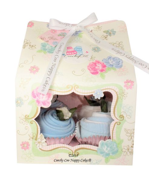 Image of 6 Piece Vintage Tea Party Baby Boy Clothes Cupcake Gift