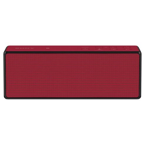 Image of Sony Srx3 Portable Wireless Speaker, Bluetooth & Nfc, Red