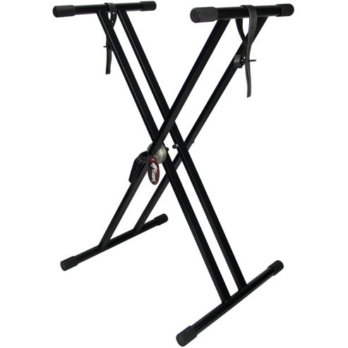 Image of Double Keyboard Stand & Securing Straps