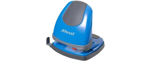 Image of Rexel Easy Touch 230 2-hole Punch Blue 2102641
