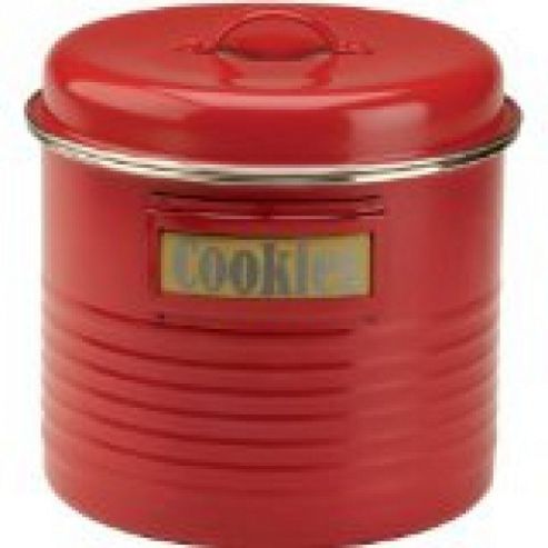 Image of Typhoon Vintage Kitchen Large Biscuit Tin/ Storage Container - Red